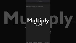 Multiply Table In Pythoncrazy Codespython Tutorial Tamilpython Problems