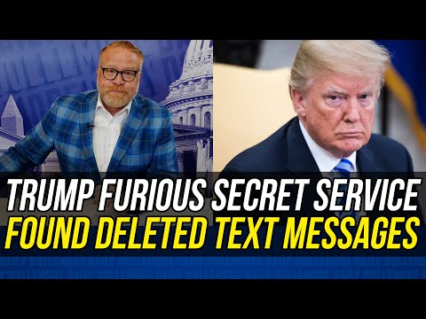 Donald Trump is FREAKING OUT About Secret Service Recovering Lost January 6 Text Messages!