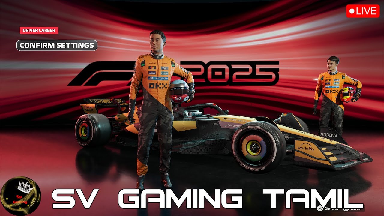 🏁 F1 Co-op Race Live | Intense Wheel-to-Wheel Action in Tamil | SV Gaming Tamil 