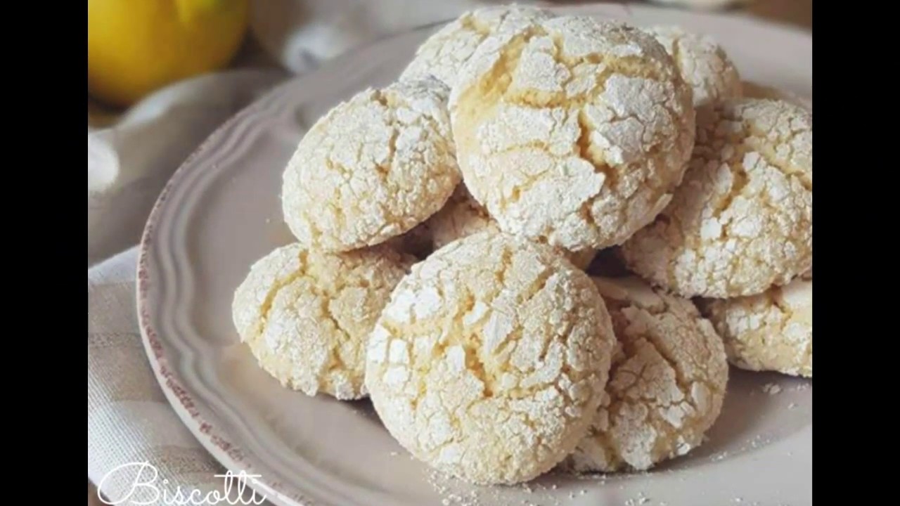 Biscotti Morbidi Al Limone Bimby Youtube