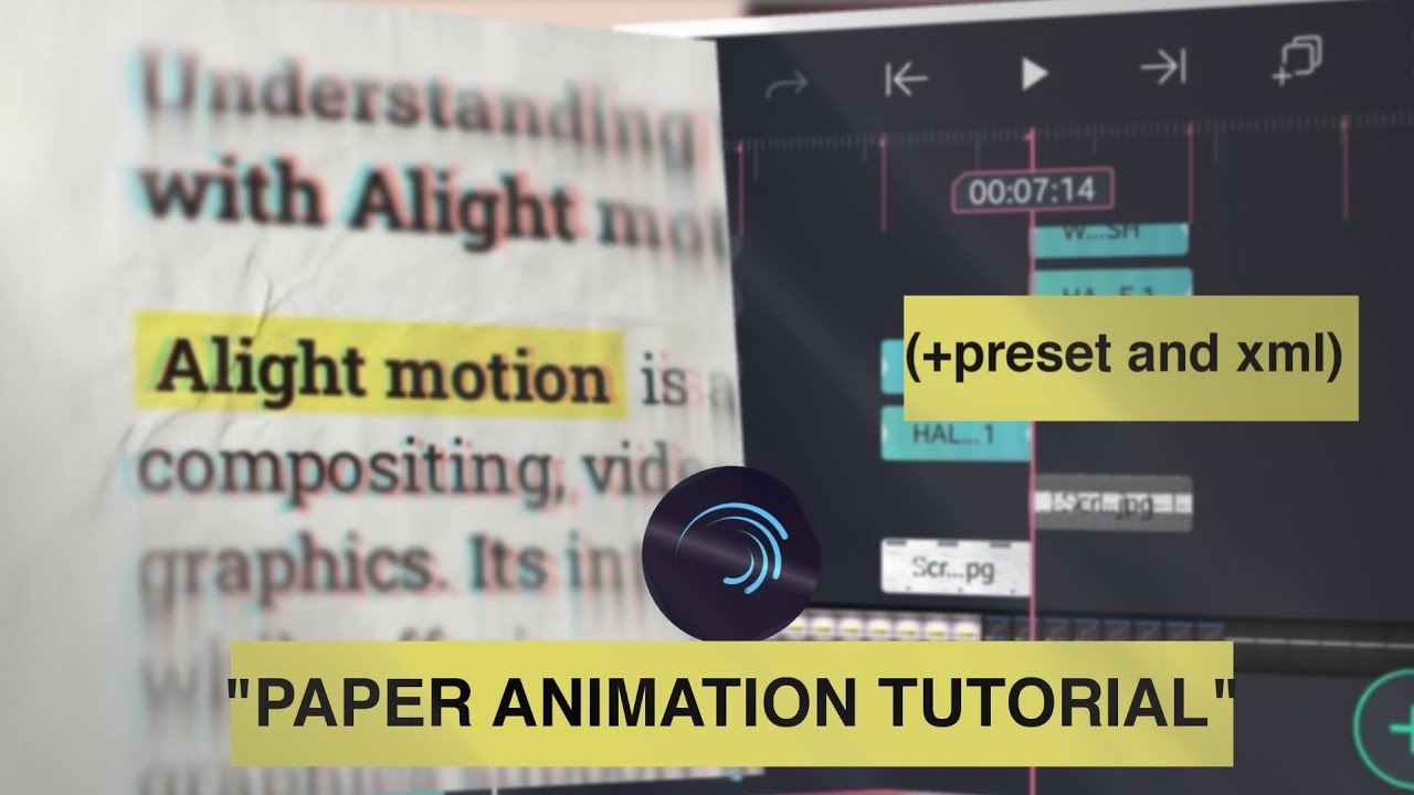 PAPER ANIMATOR/ANIMATION TREND TUTORIAL EDIT [+ FREE PRESET AND XML ...