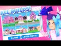 Touring ALL BUILDS I built for Leah Ashe (Roblox)
