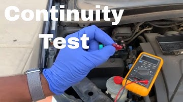 How To Test Your Fuses - using a multimeter continuity setting