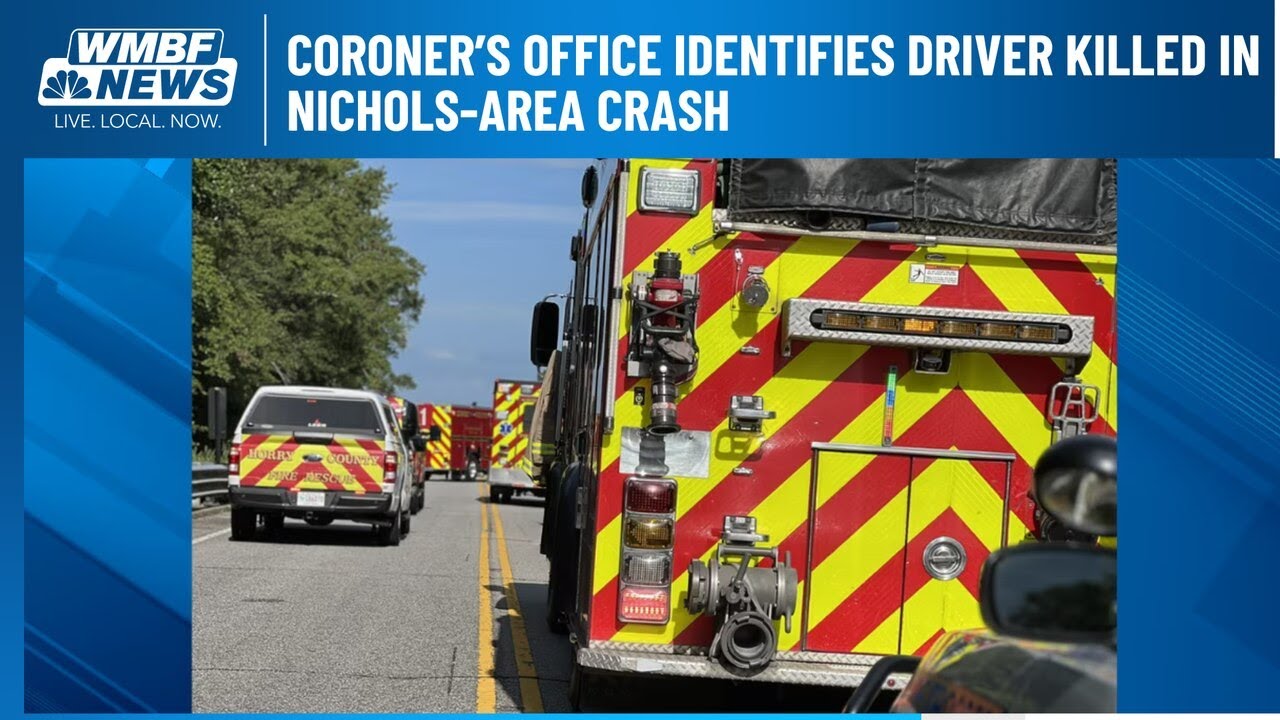 Coroner’s office identifies driver killed in Nichols-area crash - YouTube