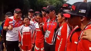 Momen Saat Pak Presiden JOKOWI meneria telpon dari Atlit Sepeda Asian Games 2018 screenshot 5