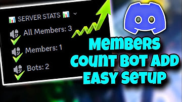 HOW TO ADD MEMBER COUNT BOT ON DISCORD | HOW TO SETUP MEMBER COUNT BOT | SERVER STATS