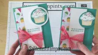 Latch Card Tutorial using Stampin Up! Sprinkles of Life