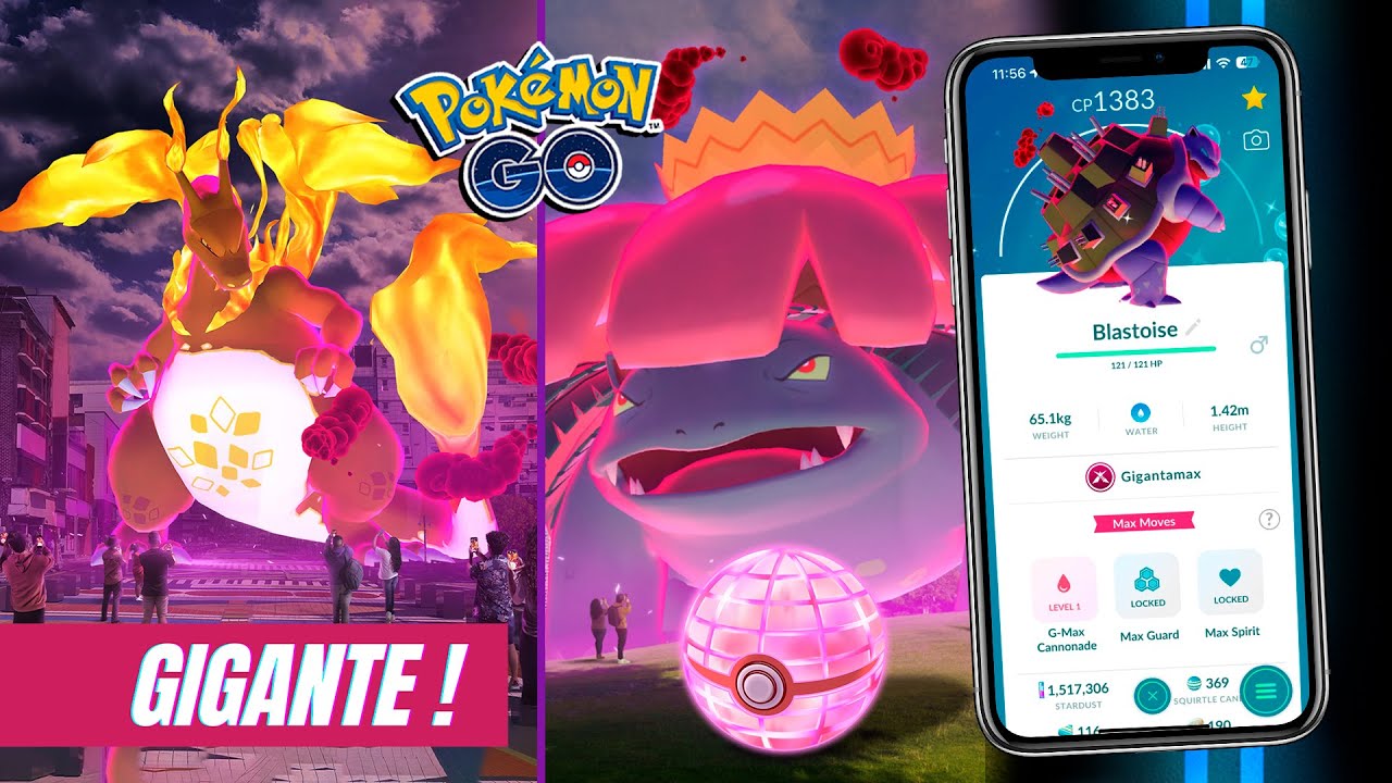 DE VOLTA! Charizard, Blastoise e Venusaur GIGANTAMAX no Pokémon GO • Como Capturar?