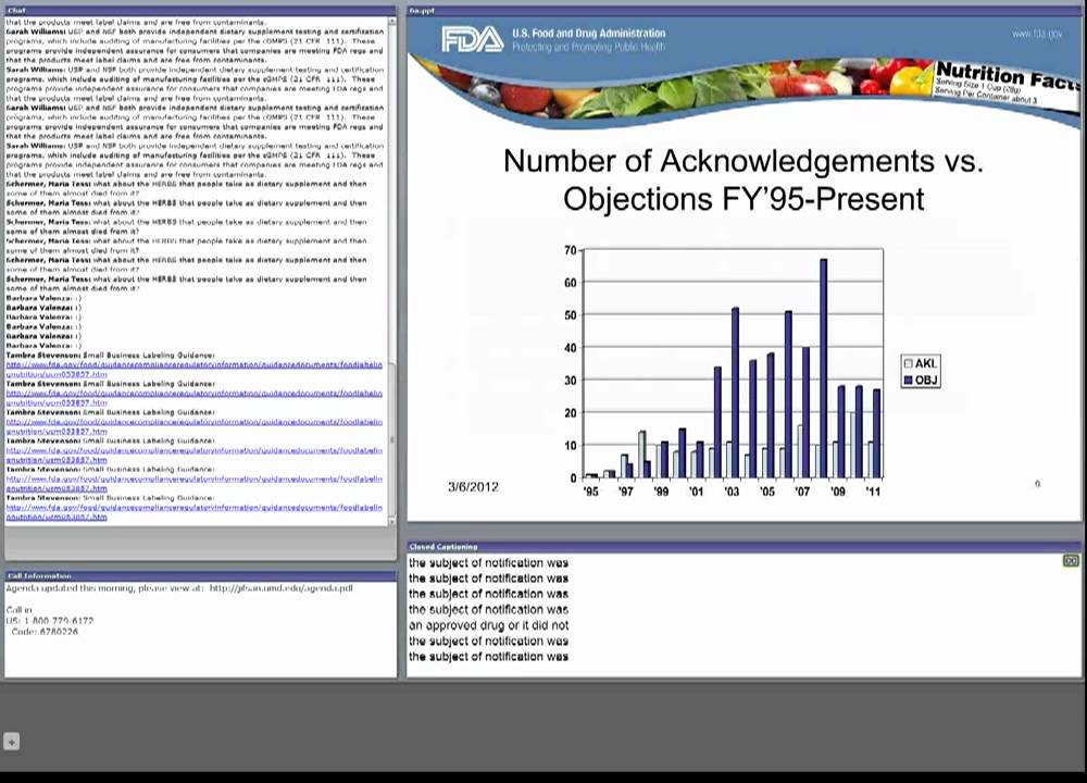 CFSAN/JIFSAN Food and Nutrition Webinar - New Dietary Ingredient (NDI