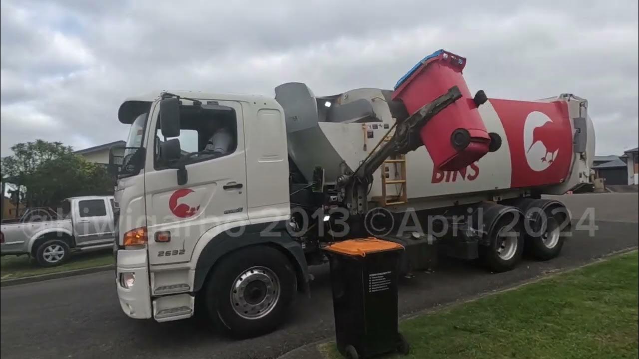 Low cost bins kiwi truck + palmy recycling YouTube