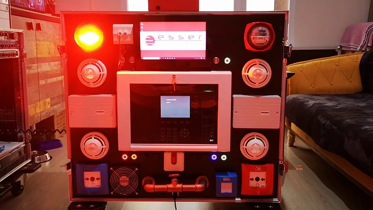 ESSER ELEKTRONİK Yangın algılama ve ihbar sistemi demosu sunum anlatımı.