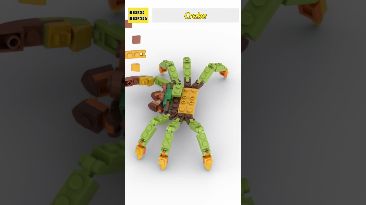 BRICK BRICKS | Custom Model | Green crab | Speed Build