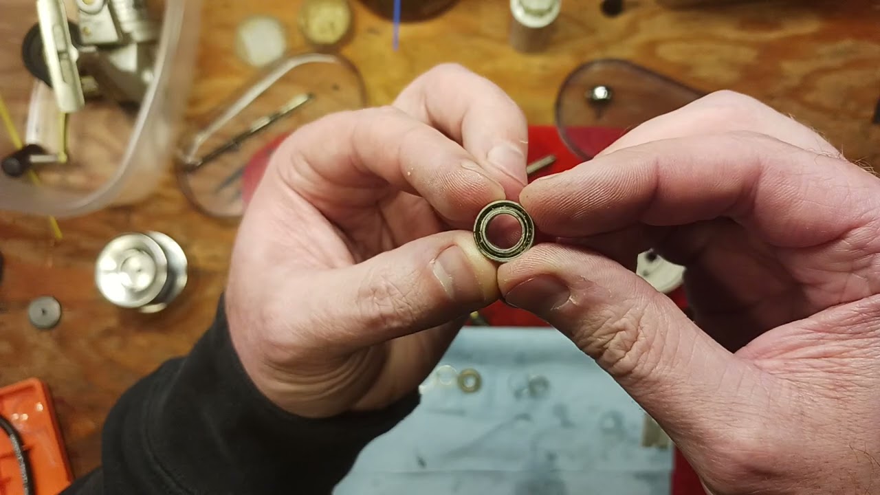 How to take apart Ball Bearings for Fishing Reels and service them