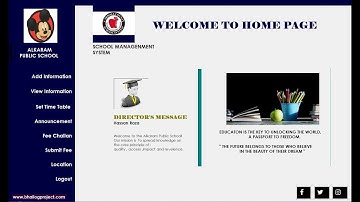Project School Management System using C# MS ACCESS DATABASE OOP - URDU/HINDI