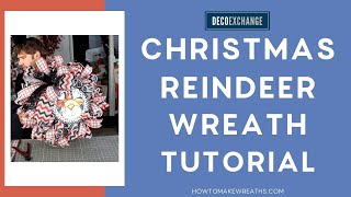 How to Make a Christmas Reindeer Wreath! | Christmas Decor Ideas | DecoExchange Live Replay! Live Replay Christmas Train Wreath Tutorial
