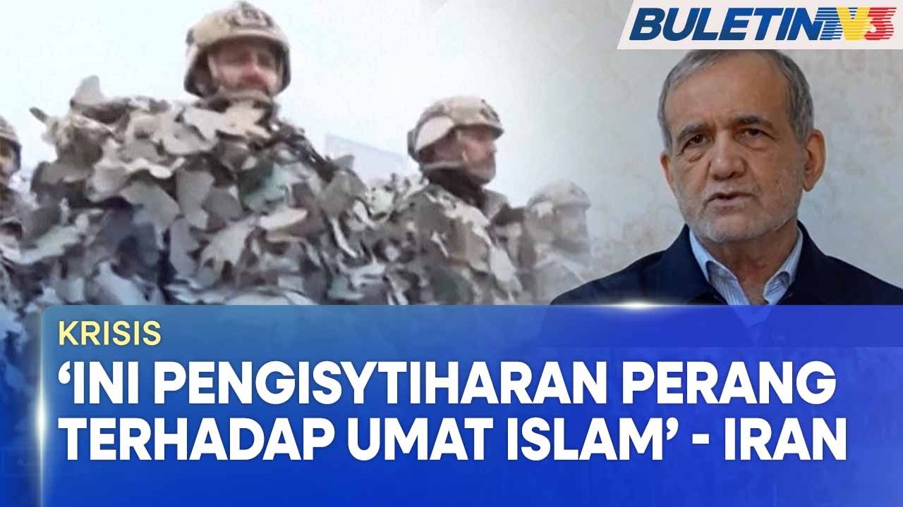 KRISIS | Iran Ikrar Balas Dendam, Hancurkan Pangkalan Musuh