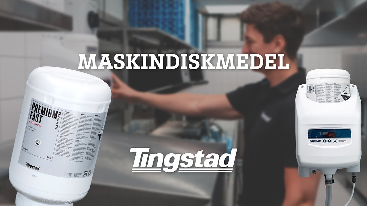 Diskmaskinen tar inte maskindiskmedel - Tingstad