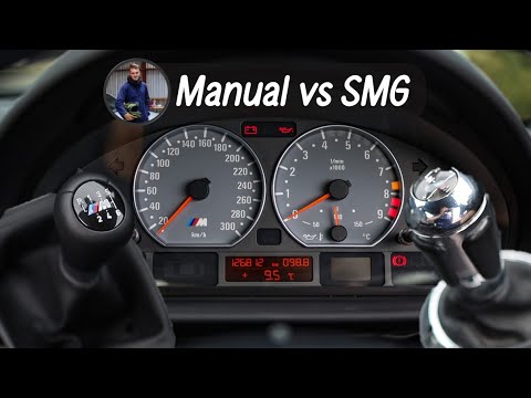 BMW M3 E46 0-100km/h SMG vs Manual