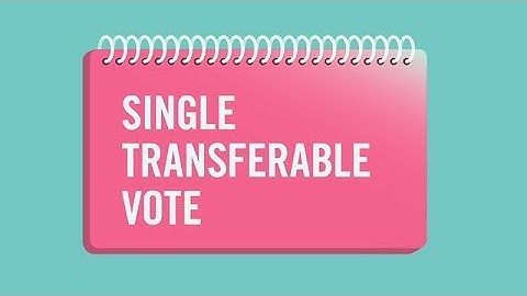 Single transferable vote explained