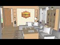 CONCEPTUAL DESIGN FOR MODERN BEDROOM &amp; LIVING ROOM 3D DESIGN