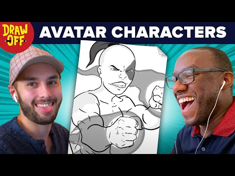 Animator vs. Cartoonist Draw Avatar TLA Characters From Memory • Draw-Off