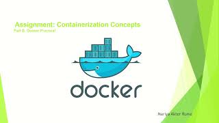 Docker Basics Containerization Concepts Explained Hands-On Ubuntu 25.04 Presented Bymariya