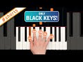 Impress on piano playing only black keys! (5-notes) #shorts