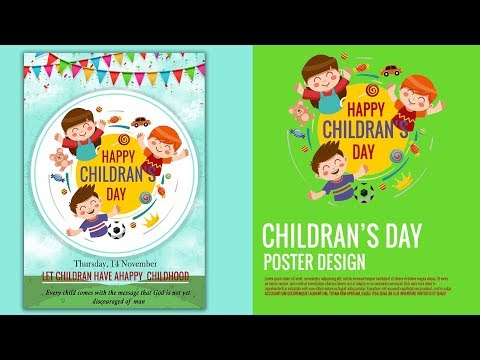 Video: Kako Dizajnirati Dječji Poster