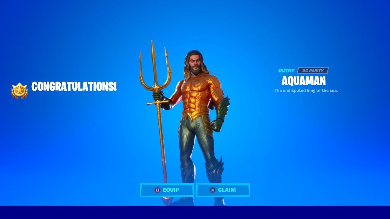 HOW TO GET AQUAMAN SKIN IN FORTNITE! (NEW) YouTube