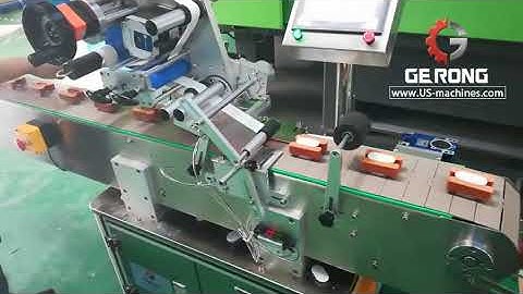Customzied product hold mold jig conveyor feeding labeling machine
