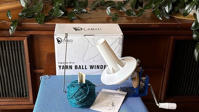 Preparing yarn for machine knitting using the Royal jumbo winder 