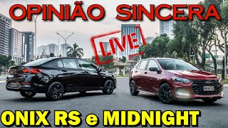 Novo GM Onix RS e Onix Plus Midnight - O que mudou? Vale a pena?