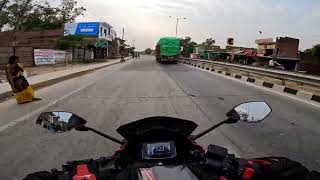 my first motovlog with hero karizma xmr210 SULTANPUR UP