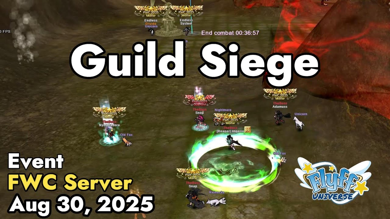 Guild Siege (Flyff World Championship) August 30, 2025 | Flyff Universe