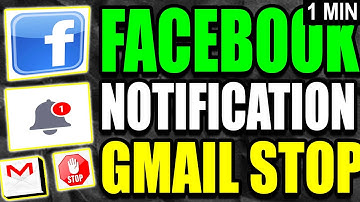 How To Stop FaceBook Notifications In Gmail Tutorial (2025)
