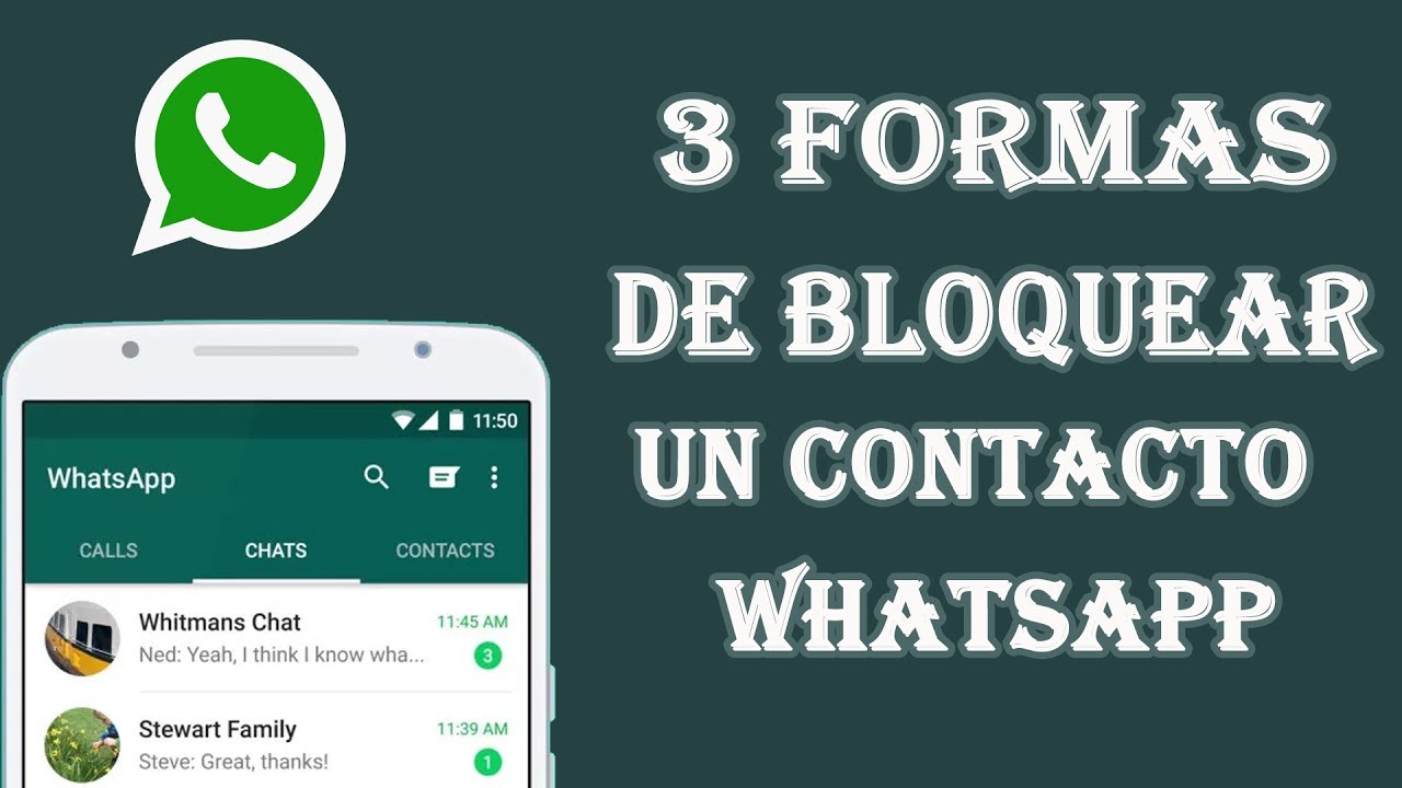 3 formas de bloquear un contacto de whatsapp YouTube 3 formas de bloquear un contacto de whatsapp YouTube