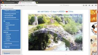 Postcrossing Traveling Postcard images Tutorial