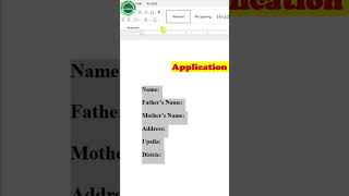 Typing না করে Dot Underline তৈরি করুন! MS Word Secret Tip 🔥 #Shorts #NCTIAcademy