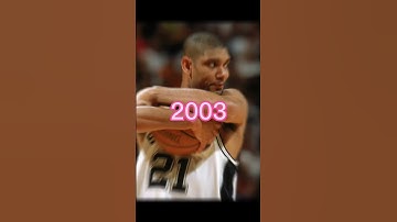 Tim Duncan throughout the years#shorts #nba #timduncan