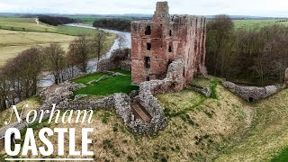Norham Castle Flyover 4K