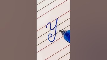 "Y" beautiful cursive handwriting #Shorts #Shorts #cursivewriting #handwriting #Shorts
