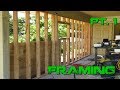 Turning a Carport Into an Enclosed Garage-  DIY Framing| Pt. 1