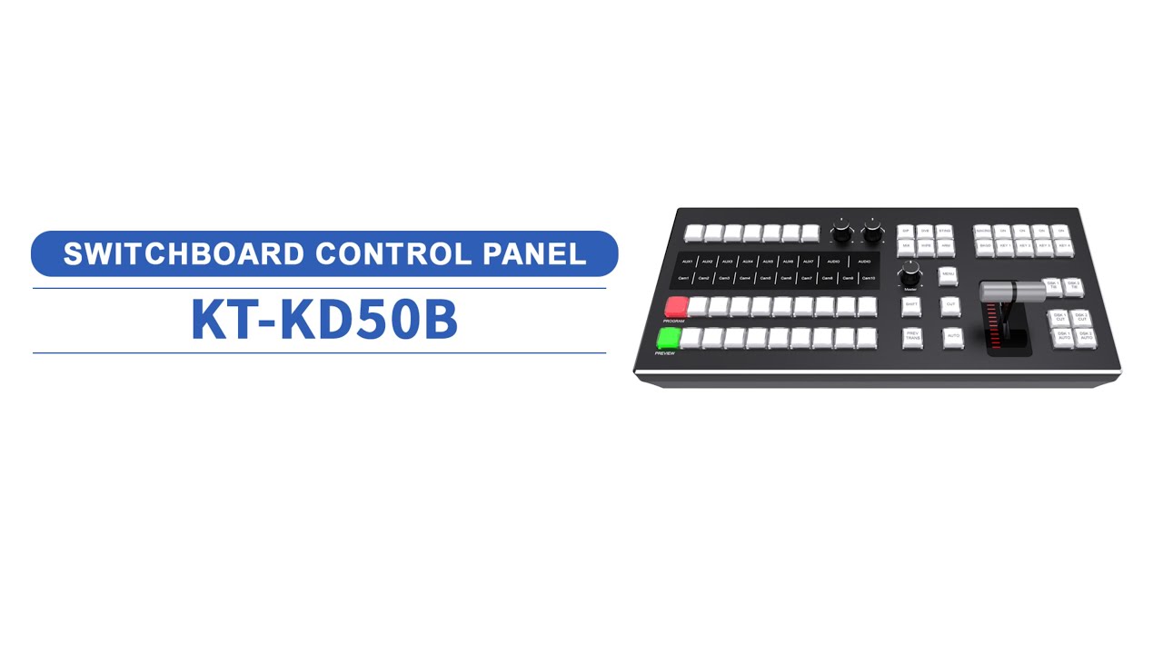 Ultimate Director Control Panel | Supports 20 Sources, Tally, Audio, and Transitions!