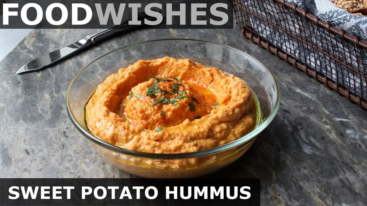 Sweet Potato "Hummus" - Food Wishes - Easy Beanless Hummus