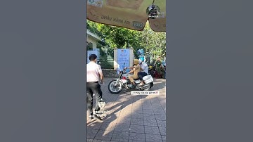 Chú công an chở sỹ tử đến trễ cảm ơn chú công an #respect #congannhandan #canhsatgiaothong #short