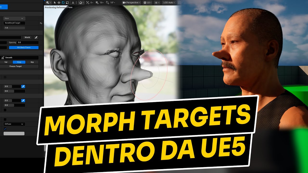 Criando Morph Targets dentro da Unreal 5 [Blend Shapes] #morphtarget # ...