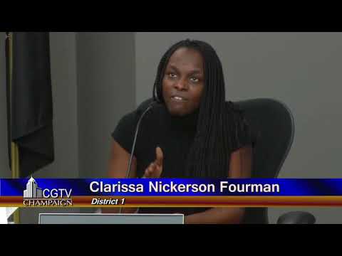 Cry Me a River - Champaign City Council Member Clarissa Nickerson Fourman on Police Misconduct