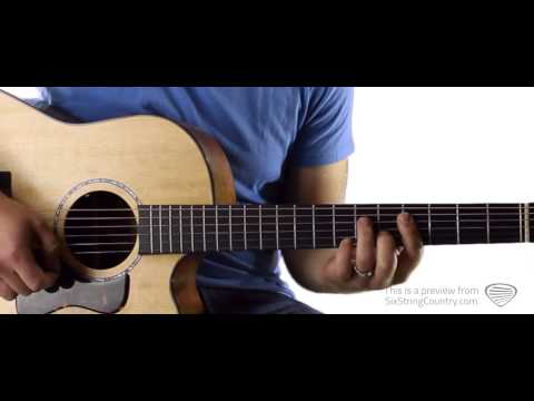 Downtown Lady Antebellum Guitar Lesson and Tutorial
