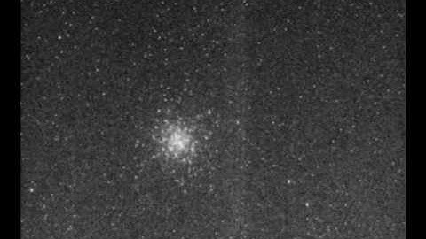 Real-time video of globular cluster M13