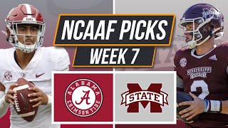 College Football Picks Week 7 - Alabama vs Mississippi State